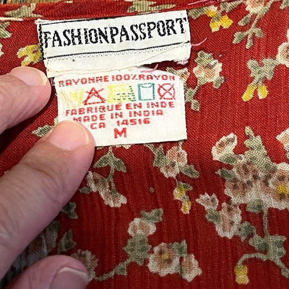 FASHIONPASSPORT Jumpsuit - Size M -Vintage - Picture 2 of 7